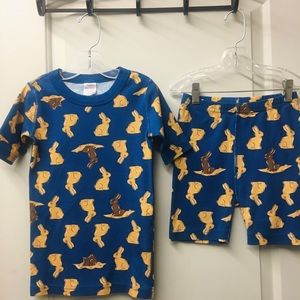 Hanna Andersson Chocolate Bunny PJs